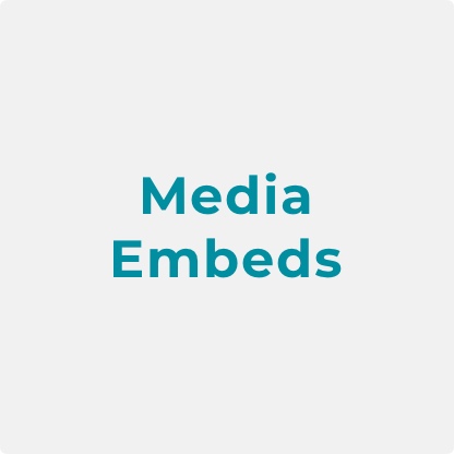 Media Embeds