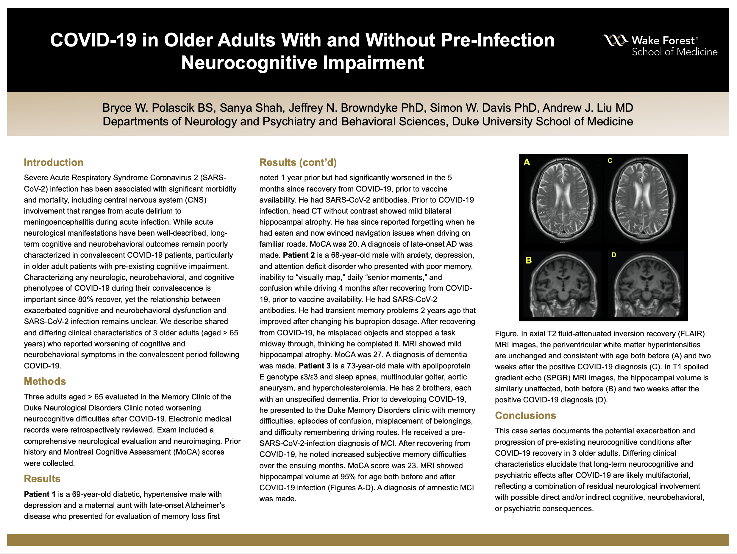 Showcase Image for COVID-19 in Older Adults With and Without Pre-Infection Neurocognitive Impairment