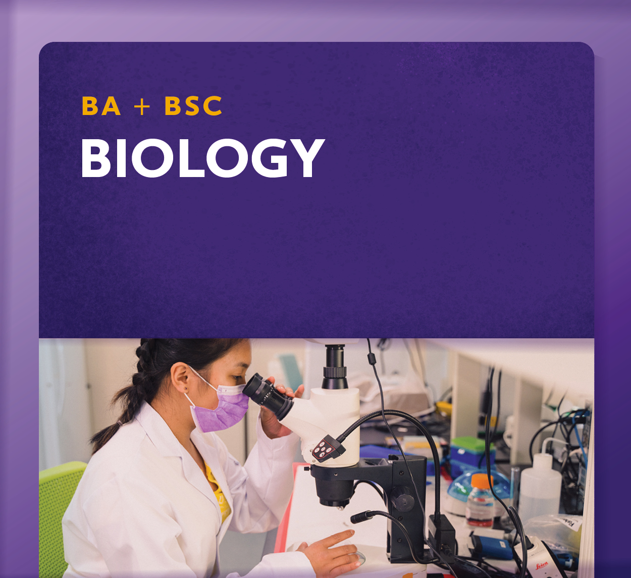 Showcase Image for Biology (BA and BSc)