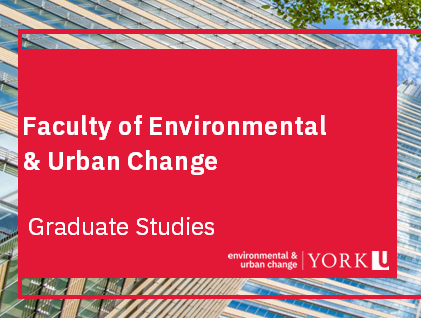 Showcase Image for Faculty of Environmental & Urban Change York University 