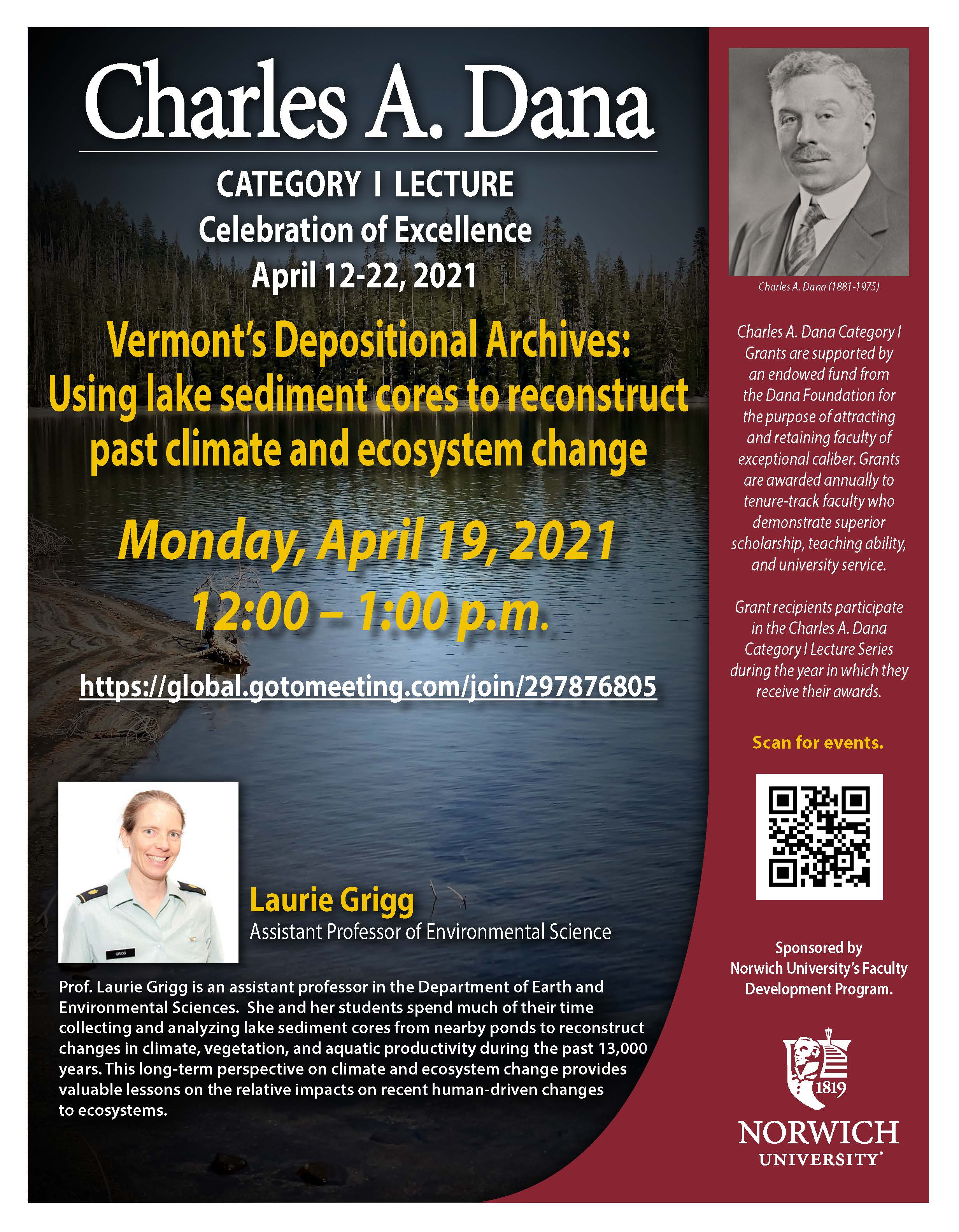 Showcase Image for Vermont’s Depositional Archives: Using lake sediment cores to reconstruct past climate and ecosystem change