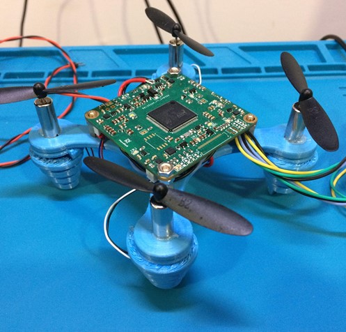 Showcase Image for EL 14 - Fully Self-Engineered Mini Quadcopter