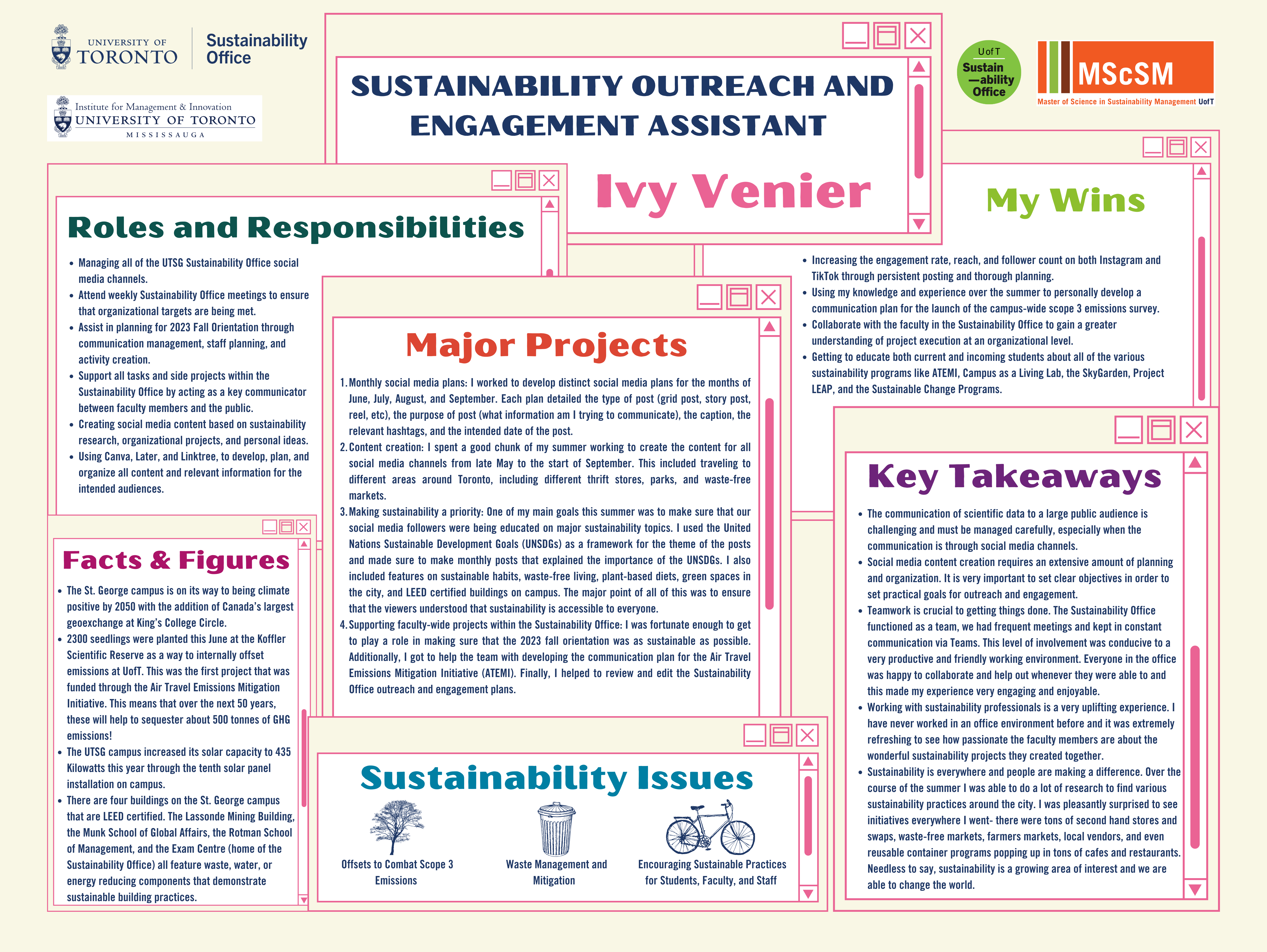 Showcase Image for Sustainability Outreach and Engagement Assistant Internship Poster