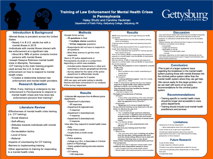 Showcase Image for Training of Law Enforcement for Mental Health Crises in Pennsylvania