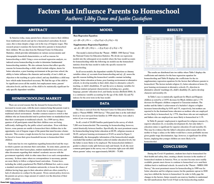 Showcase Image for Factors that Influence Parents to Homeschool