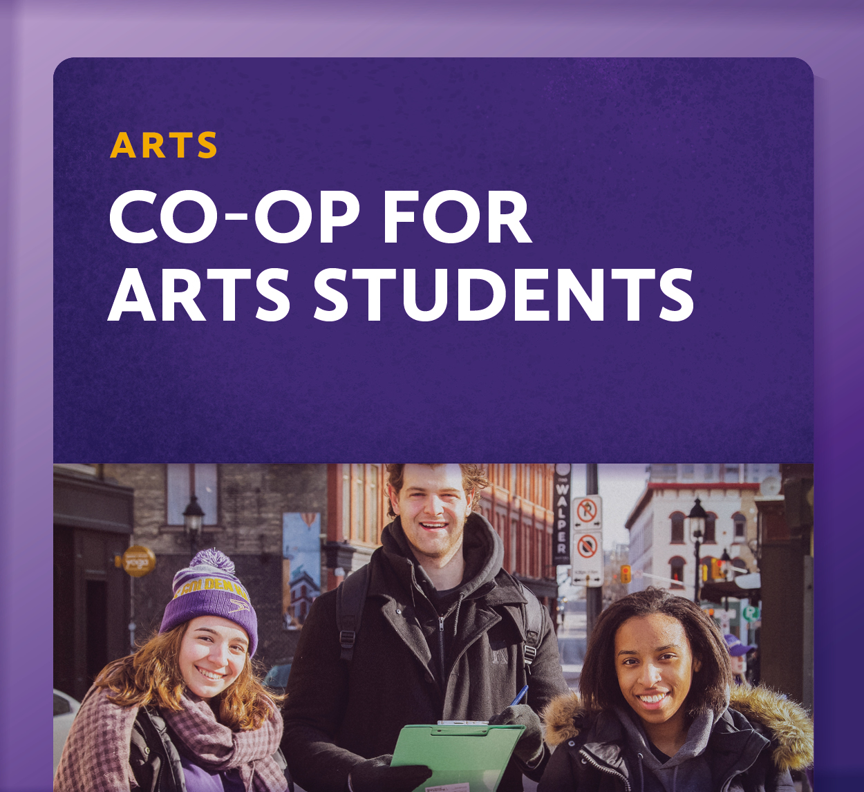 Showcase Image for Co-op for Arts Students