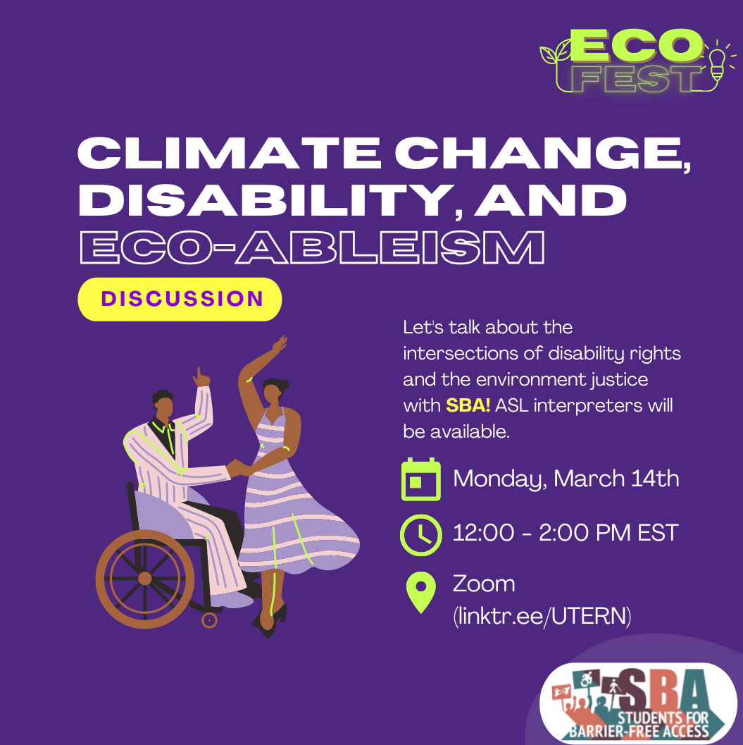 Showcase Image for EcoFest: Climate Change, Disability and Eco-Ableism