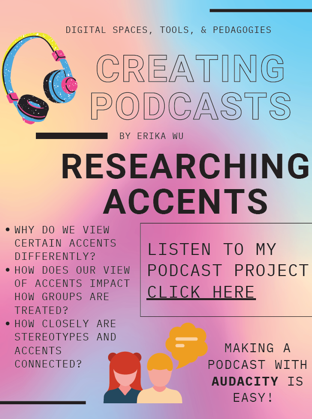 Showcase Image for Erika Wu: Creating podcasts and researching accents