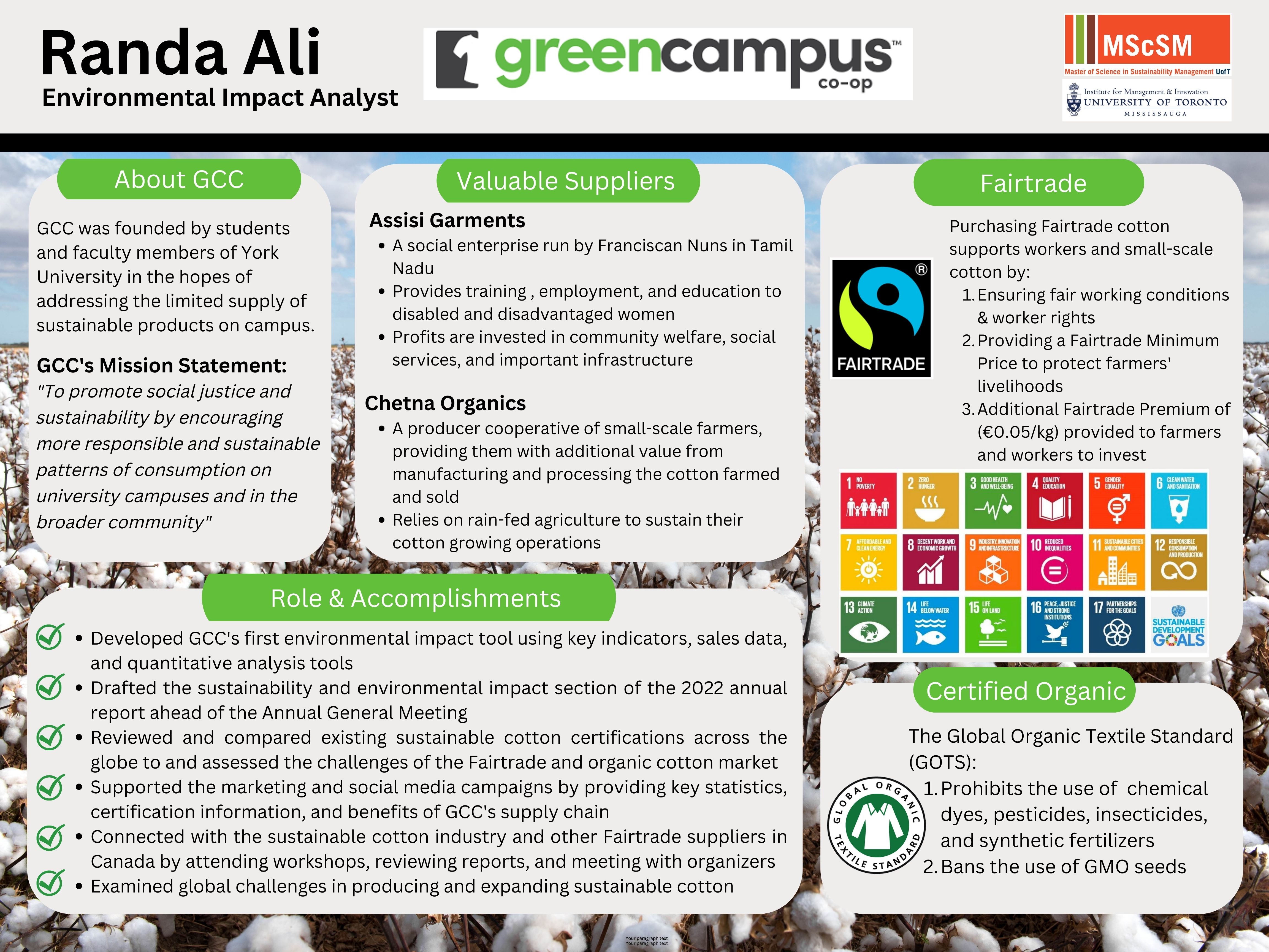 Showcase Image for Environmental Impact Analyst at Green Campus Cooperative 