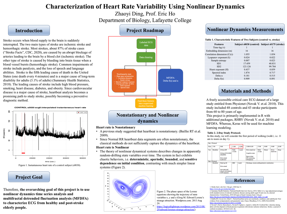 Showcase Image for Characterization of Heart Rate Variability Using Nonlinear Dynamics