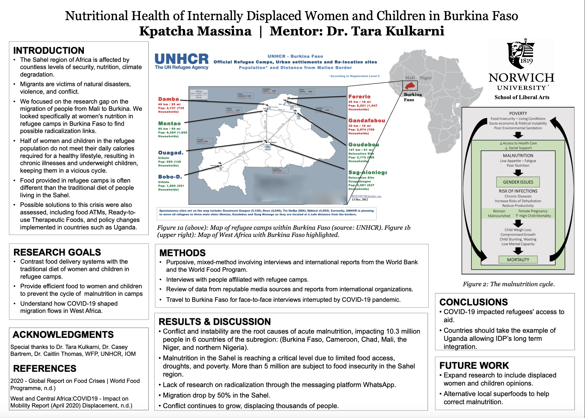 Showcase Image for Nutritional Health of Internally Displaced Women and Children in Burkina Faso