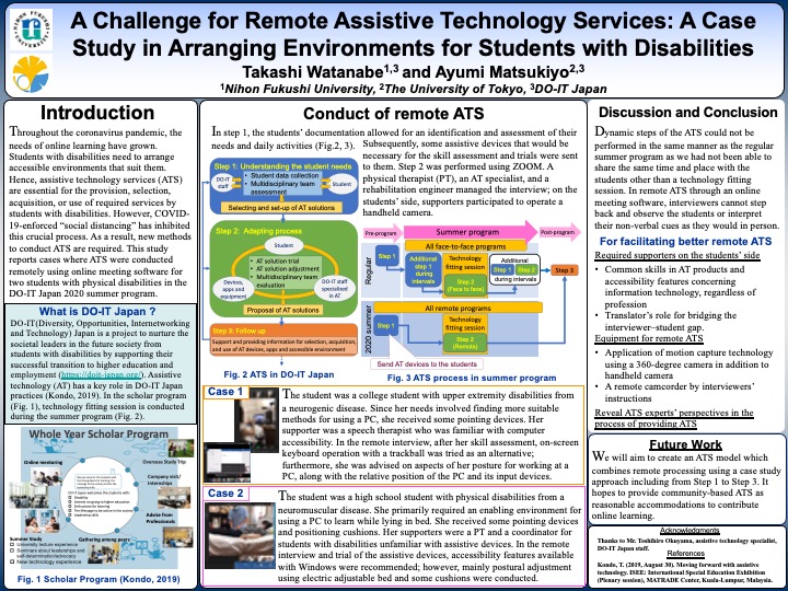 Showcase Image for A Challenge for Remote Assistive Technology Services: A Case Study in Arranging Accessible Environments for Students with Disabilities