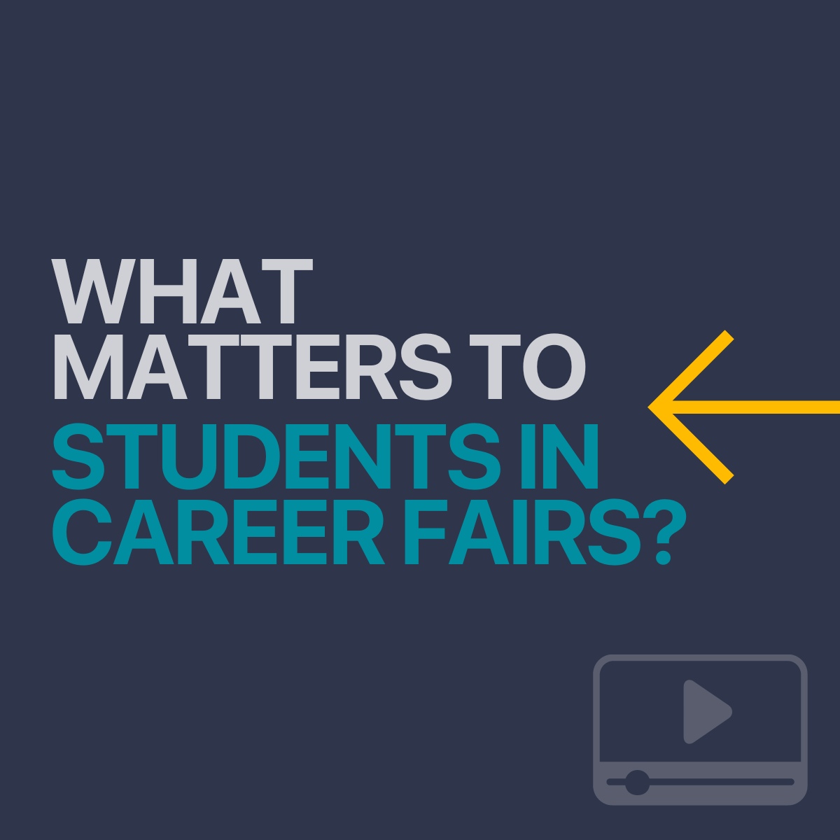 Showcase Image for What Matters to Students in Career Fairs?