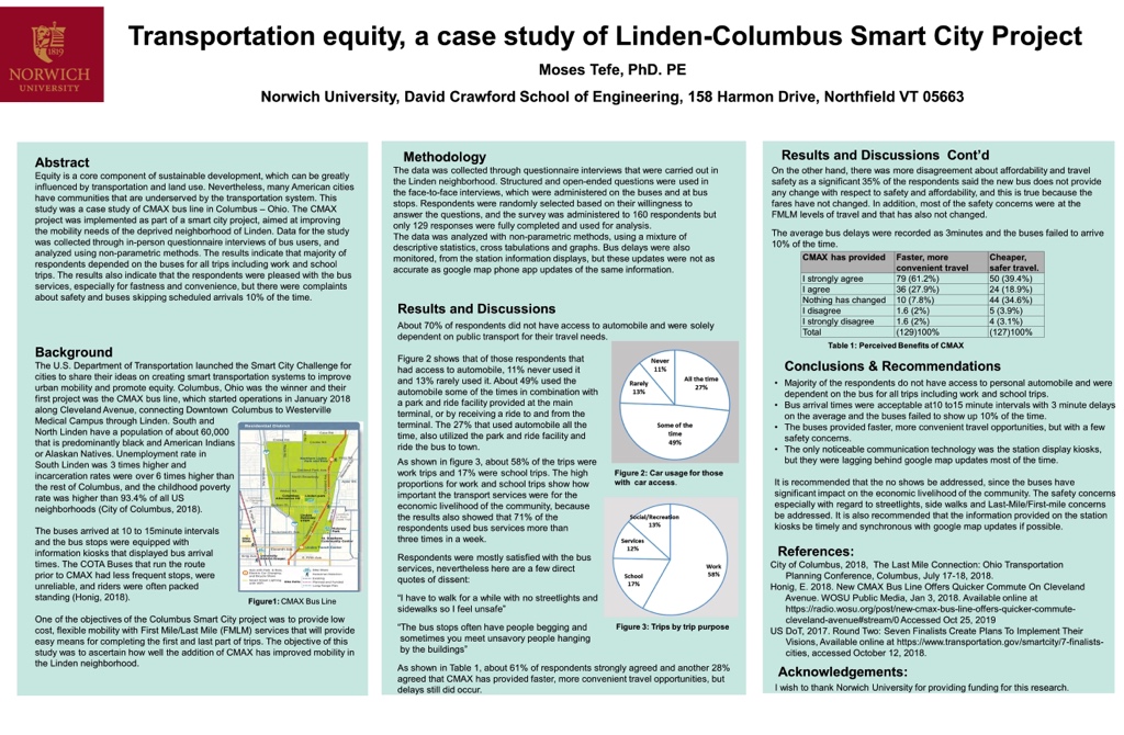 Showcase Image for Transportation equity, a case study of Linden-Columbus Smart City Project  