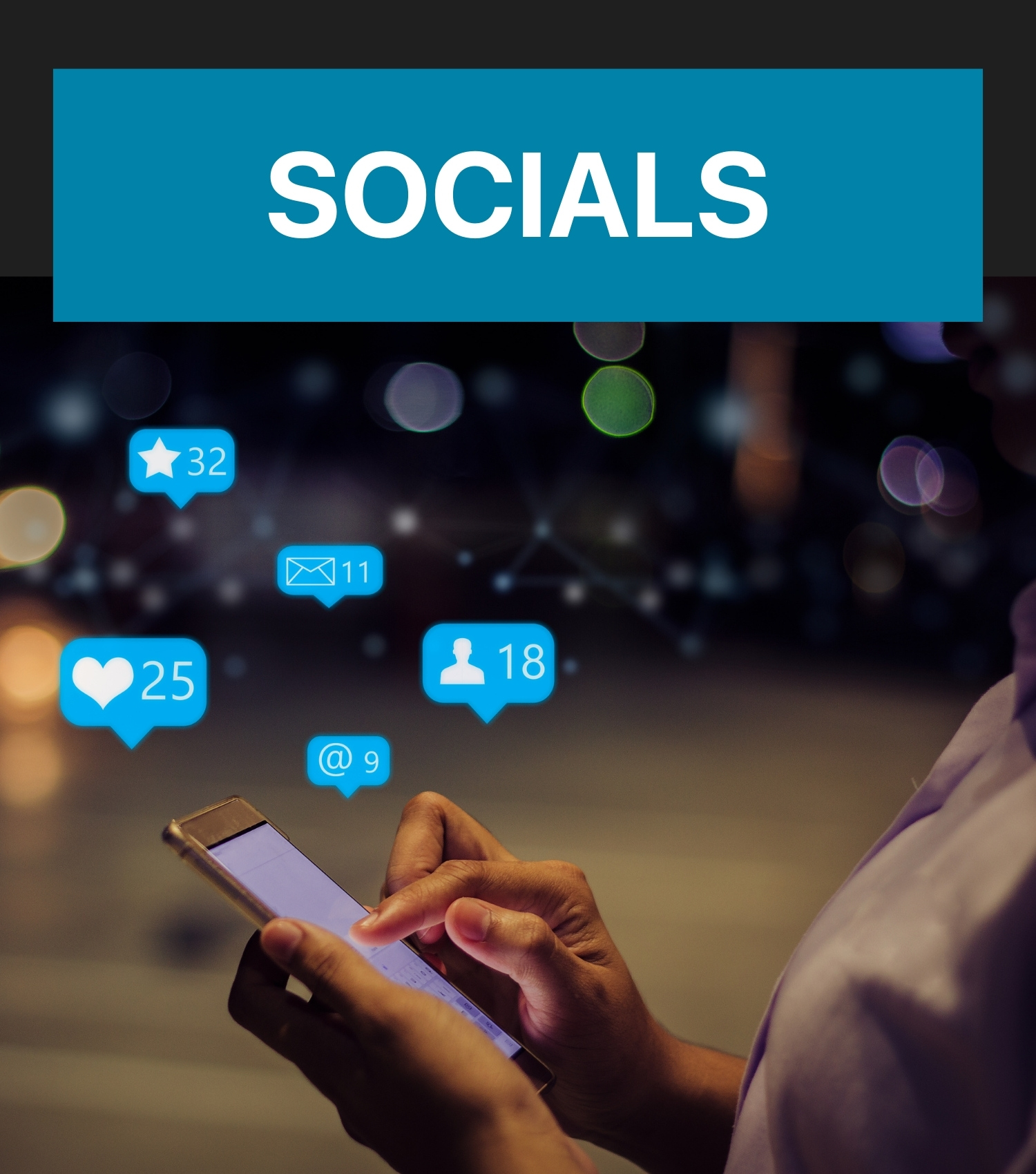 Showcase Image for Connect with us on Social Media