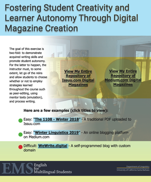 Showcase Image for Keith Corona: Digital magazines and English for multilingual students