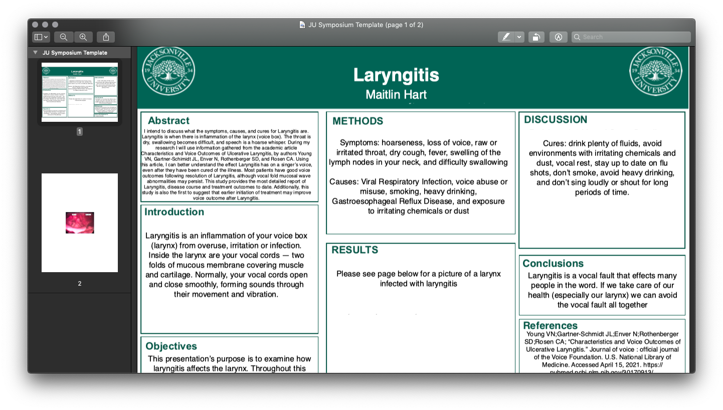 Showcase Image for The Vocal Fault: Laryngitis