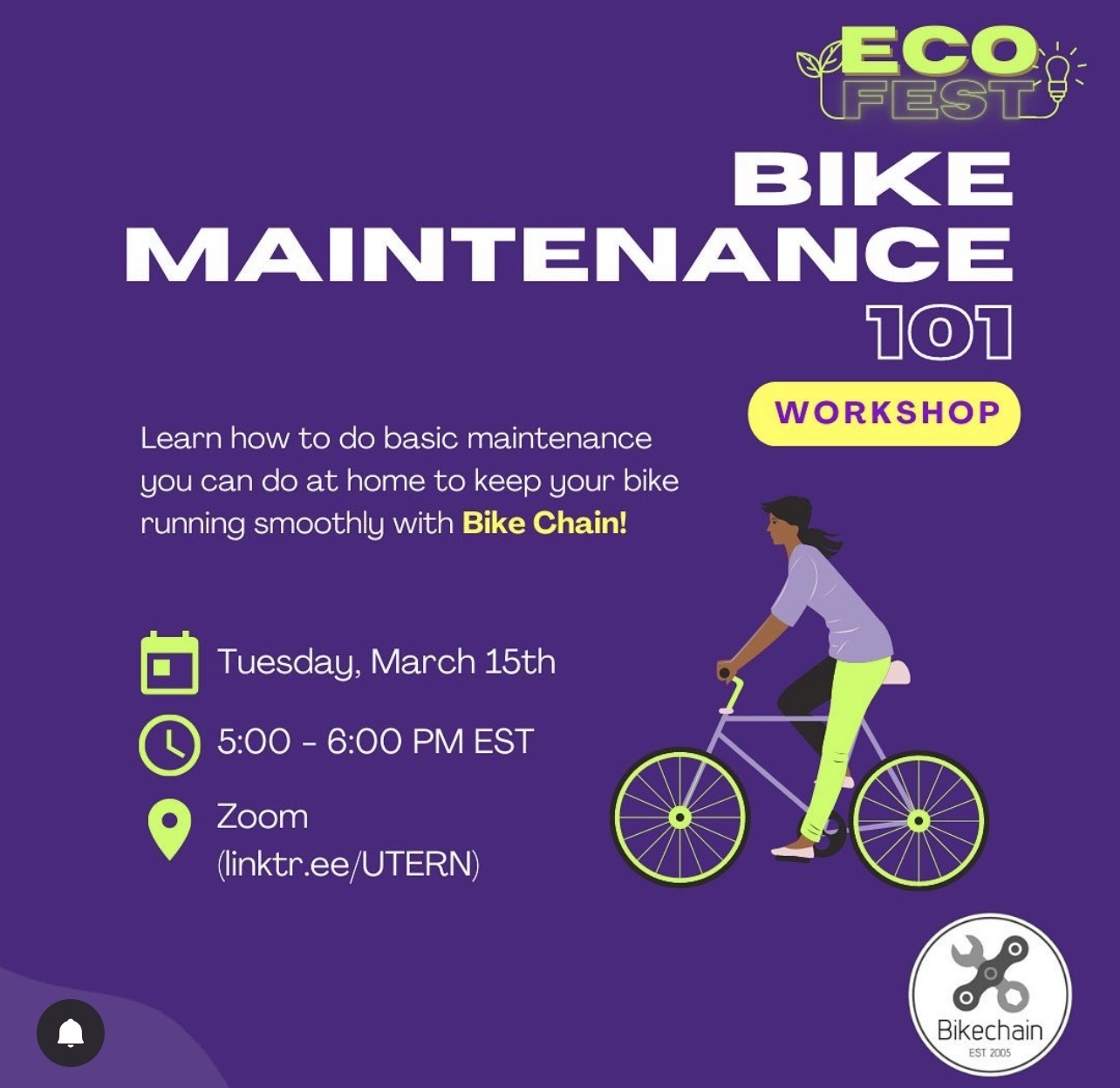 Showcase Image for EcoFest Bike Maintenance 101 Workshop