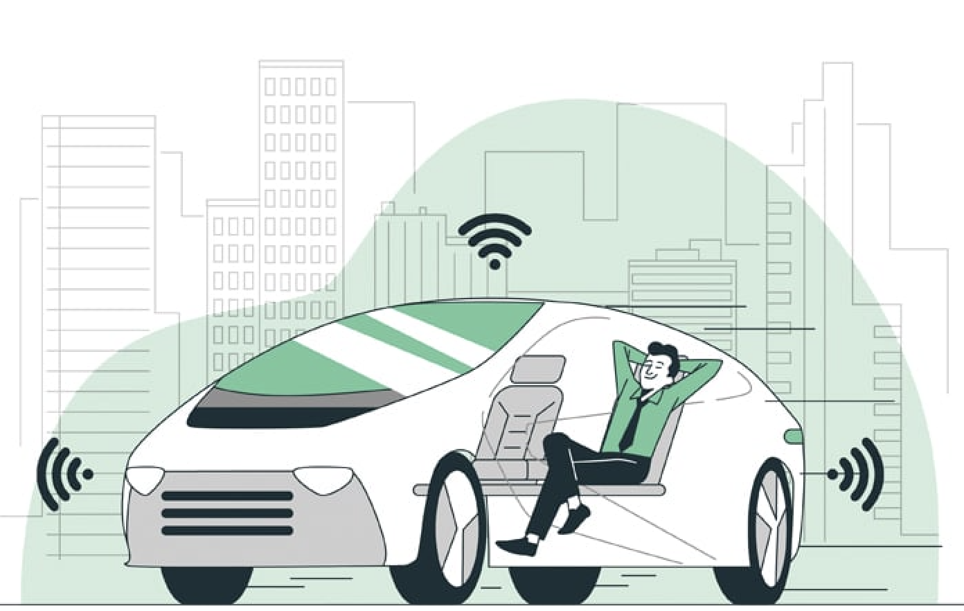 Showcase Image for Evaluating Autonomous Vehicles in the Context of Sustainable Development