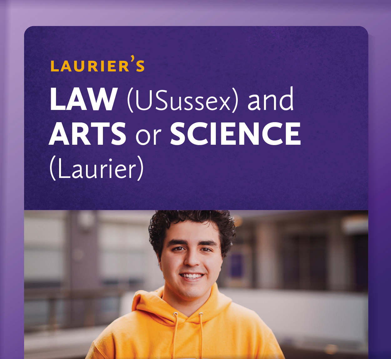Showcase Image for Law (USussex) and Arts (Laurier)