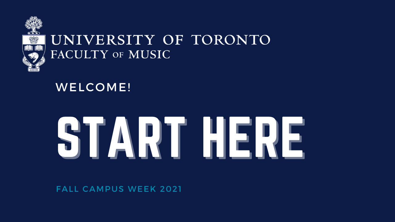 Showcase Image for Welcome to the Faculty of Music!