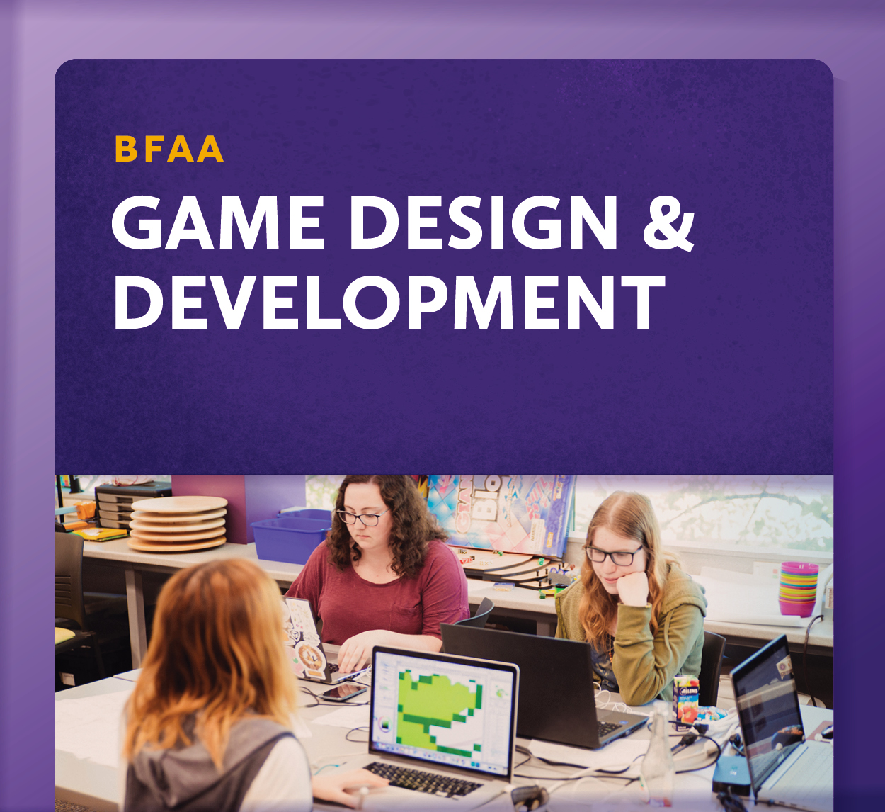 Showcase Image for Game Design and Development (BFAA)