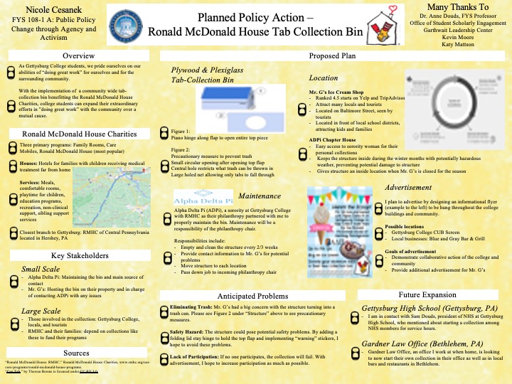 Showcase Image for Planned Policy Action - Ronald McDonald House Tab Collection Bin