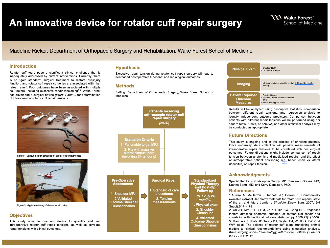 Showcase Image for An innovative device for rotator cuff repair surgery