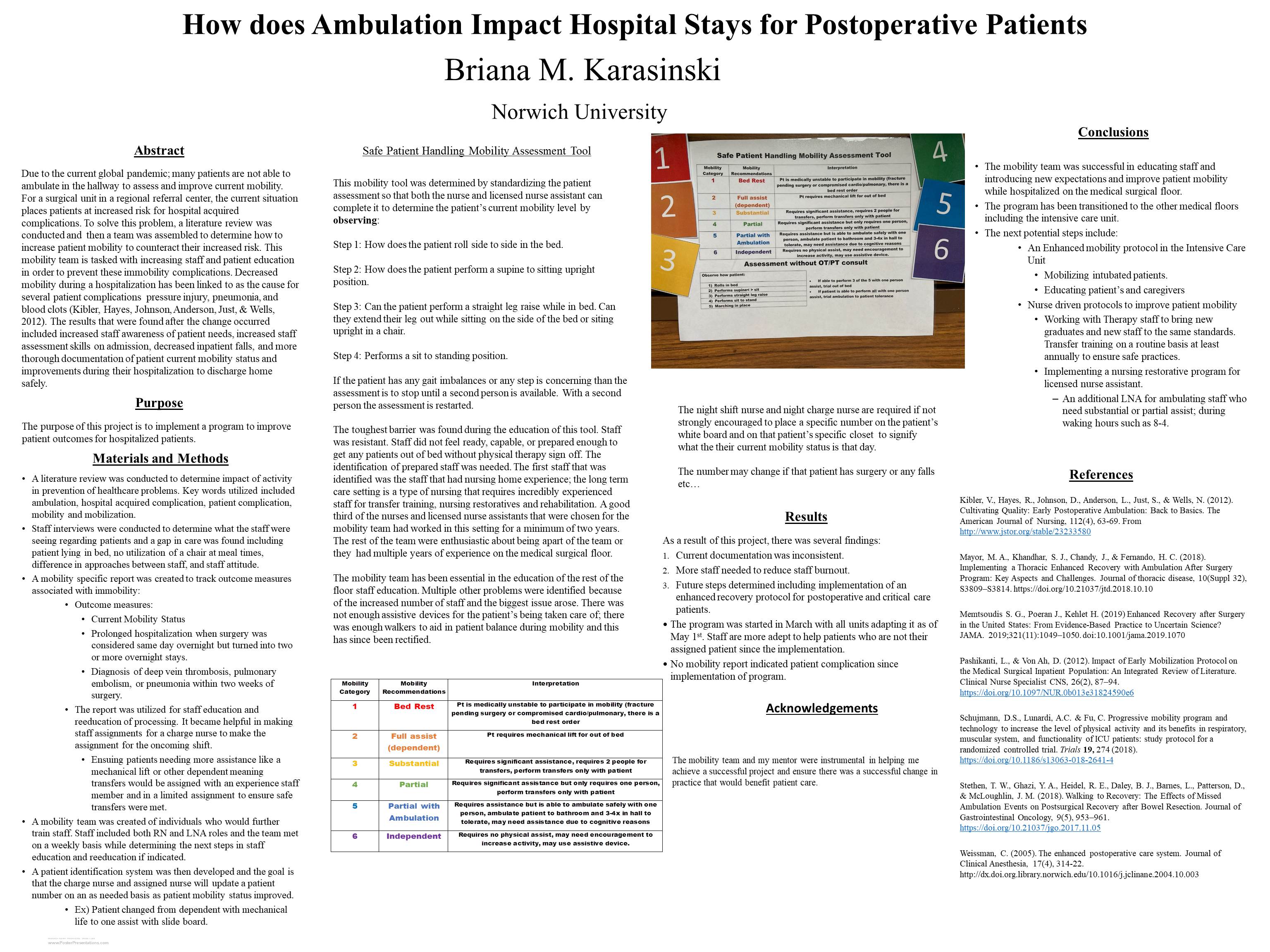 Showcase Image for How does Ambulation Impact Hospital Stays for Postoperative Patients